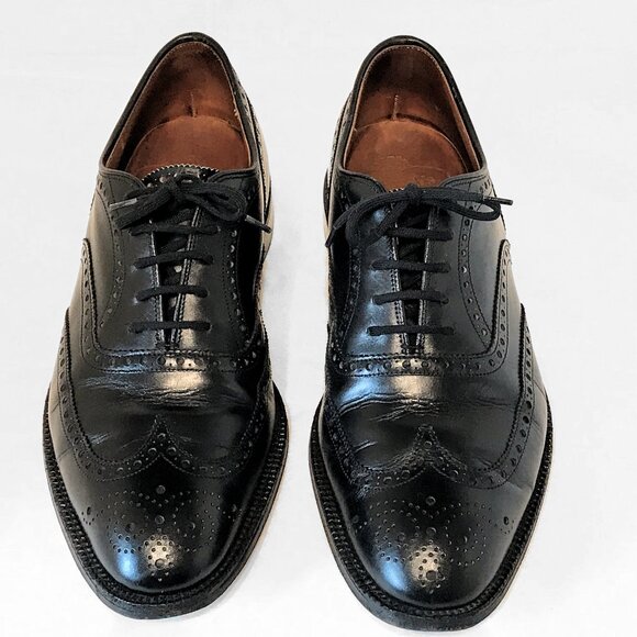 Church's Men's Henley Oxford Brogues Black Leather Lace Up Custom Grade Shoes - Picture 4 of 16